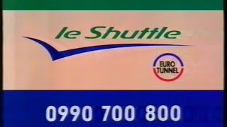 Eurotunnel Le Shuttle train advert  Broadcast 8th April 1995 UK [upl. by Graig]