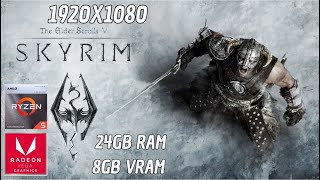 SKYRIM RYZEN 5 4600G VEGA 7 8GB RAM 24GB RAM [upl. by Giark]