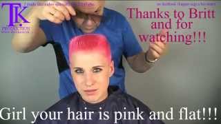 Girl your hair is pink and flat BRITT by Theo Knoop [upl. by Ellinnet]