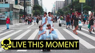 DANCING IN PUBLIC CHALLENGE Now United  Live This Moment Cover From São Paulo Brazil [upl. by Repsaj]