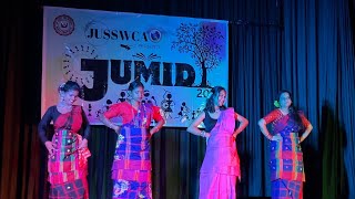 Jumid 2024 Stage Program  Jadavpur University Santali Program  Santali New Video [upl. by Aeriel]