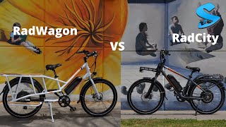 Rad Power Bikes Rad City VS Rad Wagon [upl. by Korenblat]