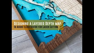 Designing a Layered Depth Map in Adobe Illustrator for Laser Cutting [upl. by Vowel274]