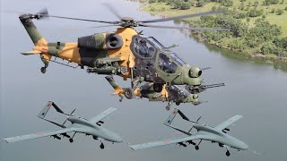 Deliveries of T129 ATAK and Bayraktar TB2 helicopters to Nigeria started [upl. by Lareena764]