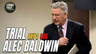 WATCH LIVE Alec Baldwin Manslaughter Trial DAY 3 [upl. by Nahoj]