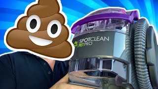 BISSELL spotclean PET PRO for mucky pups and more💩 [upl. by Diraf]