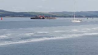 Paddle Steamer Waverley Greenock Scotland uk 31st July 2024  4K HDR [upl. by Kjersti]