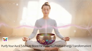 Aura Cleansing Frequency Purify Your Energy in Just 5 Minutes a Day foryou meditation healing [upl. by Eceertal]