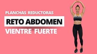 Planchas abdominales intensas  Marca Tonifica y Endurece  RETO ABDOMEN 14 DIAS 6 [upl. by Suirrad83]