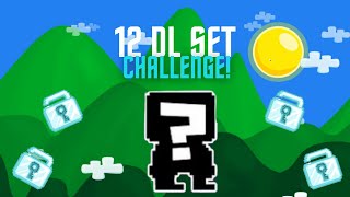 Growtopia 12 DL Set Challenge   Growtopia Best Set Challenge [upl. by Nickie]