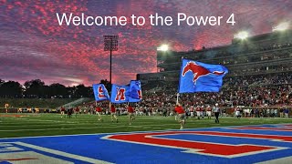 Mustangs make Power 4 Debut SMU Football 2024 Predictions [upl. by Aidualk]