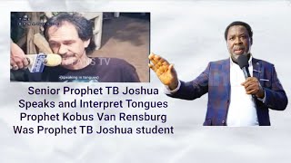 Prophet TB Joshua Speakinterpret Tongues [upl. by Perry]