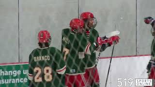 Under 18 Hockey  London Jr Knights vs Kitchener Jr Rangers [upl. by Ferrick462]