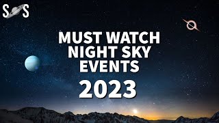 Astronomy Calendar 2023  Night Sky 2023  Secrets of Space [upl. by Saitam]