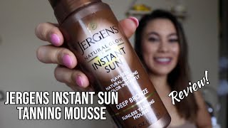 Jergens Natural Glow Instant Sun Tanning Mousse [upl. by Enaled]