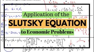 Deriving Hicksian compensated Demand Using the Slutsky Equation [upl. by Corinne]