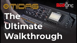 Midas M32 Live  The Ultimate Walkthrough  RedOne Music Canada [upl. by Ateinotna]