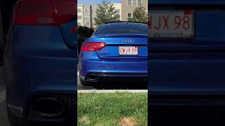 Audi RS5 Capristo Exhaust LOUD [upl. by Buell]