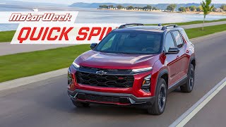 2025 Chevrolet Equinox  MotorWeek Quick Spin [upl. by Ahsenahs]