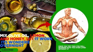 Mix Olive Oil Lemon amp Honey Let It Work Wonders Overnight [upl. by Assirol311]