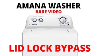 Amana Washer Lid Lock Bypass Vertical Modular Washer lid lock bypass [upl. by Kathy10]