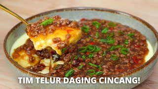 JIGGLY EGG Tim telur daging cincang [upl. by Mulvihill]