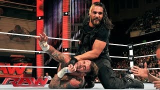 CM Punk vs Seth Rollins Raw Dec 30 2013 [upl. by Iah462]