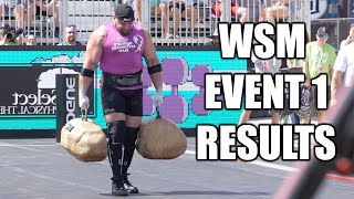 WORLDS STRONGEST MAN  EVENT 1 RESULTS 2024 [upl. by Gardia365]