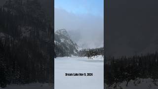 Dream Lake Conditions  Rocky Mountain National Park hiking colorado adventure snow estespark [upl. by Siekram971]