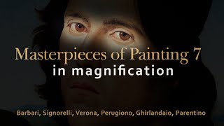 Barbari Signorella Perugino Ghirlandaio  Masterpieces of painting 7 in 4K magnification [upl. by Orimar]