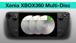 Steam Deck How To Play MultiDisc Games In Xenia  Xbox360 Emulator [upl. by Anwahsal]