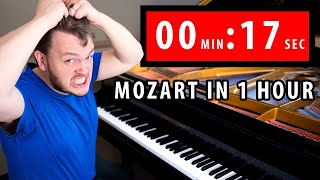 I tried to MEMORIZE a Mozart sonata in 1 hour [upl. by Ataner]