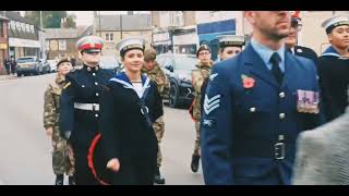 The 2024 Remembrance Day parade in Whittlesey Town Centre [upl. by Runkle]