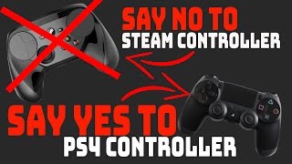 Steam Tutorial How to Use a PS4 Controller with Steam [upl. by Notsgnik]