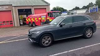 LS11K1 Returning to portlaoise fire station after a call with a light demo for me [upl. by Naillik]