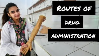 Routes of Drug Administration  pharmacology  3rd Year Mbbs [upl. by Lillis]