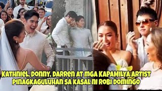 KASAL NI ROBI KATHNIEL DONNY DARREN AT MGA KAPAMILYA ARTIST PINAGKAGULUHAN SA SIMBAHAN [upl. by Brandt]