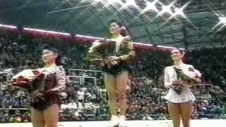 Ladies Award Ceremony  1992 Albertville Figure Skating [upl. by Nivlek]