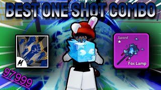 Godhuman  Ice  Fox Lamp  Best One Shot Combo Update 23 Blox Fruits [upl. by Dymoke]