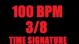 LOUD METRONOME 38 TIME SIGNATURE 100 BPM [upl. by Danialah]