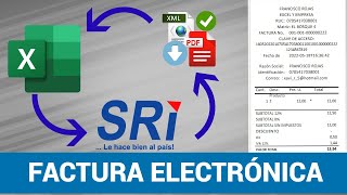 📛 Factura electrónica Fácil con Excel Ecuador✅ [upl. by Mikkel]