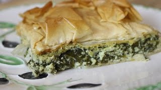 How to make THE BEST Greek Spinach Pie  SPANAKOPITA [upl. by Oramug]