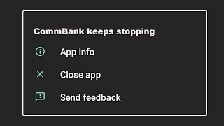 How To Fix CommBank App Keeps Stopping Error in Android system [upl. by Irolam689]