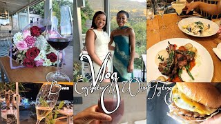 vlog Beau Constantia  Wine Tasting  Grand Pavillion  R150 Makeup roadtoo2k [upl. by Aierdna483]