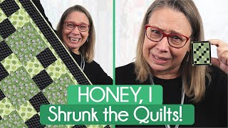 Quilt Sizing Made Easy  How to Make a 3Yard Quilt Smaller [upl. by Busey46]