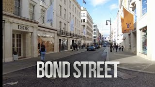 Bond Street London UK Walking Tour [upl. by Sudnac]