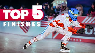 Top 5 Finishes Of Red Bull Crashed Ice 2017 [upl. by Franckot]