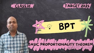 Basic proportionality theorem  BPT  THALES THEOREM [upl. by Tucky]