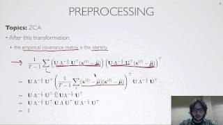 Neural networks 87  Sparse coding  ZCA preprocessing [upl. by Scholem]