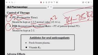 HU HLS Pharma oral anticoagulants fibrinolytics and bleeding [upl. by Andromache213]